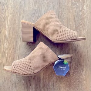 NWT Sonoma Basswood High Heel Mules Size 9.5